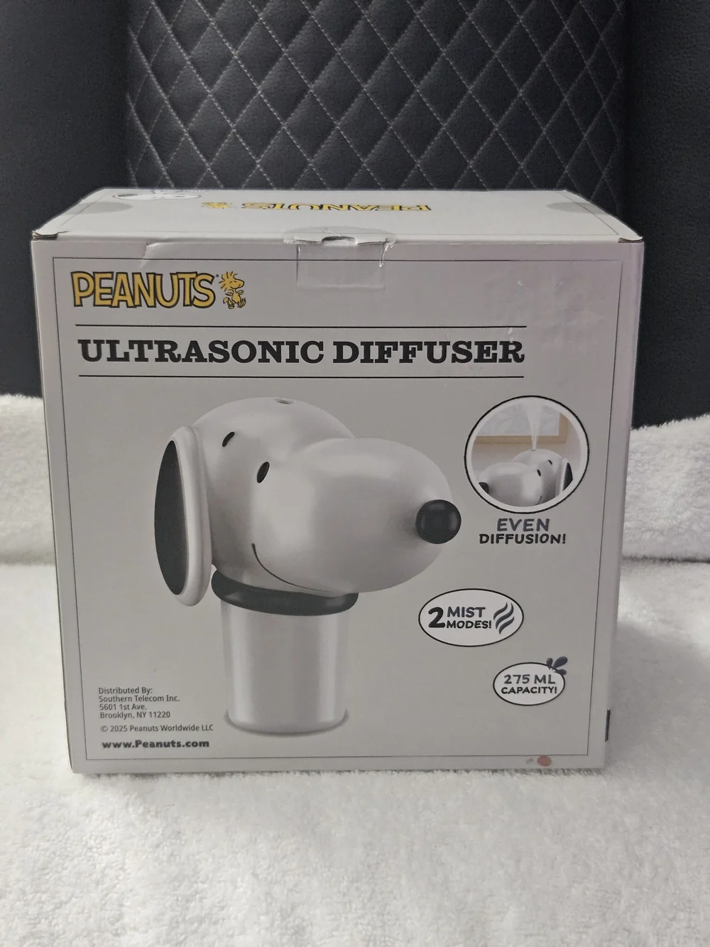 Peanuts Snoopy Ultrasonic Diffuser USB Powered 275ml Cool Mist Humidifier